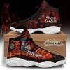 NARUTO Itachi Uchiha Custom Name Air Jordan 13 Shoes