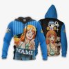 ONE PIECE Nami Blue Zip Up Hoodie