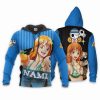 ONE PIECE Nami Blue Pullover Hoodie