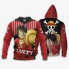 ONE PIECE Monkey D Luffy Zip Up Hoodie V1