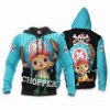 ONE PIECE Tony Tony Chopper Blue Pullover Hoodie