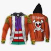 ONE PIECE Buggy Cosplay Custume Zip Up Hoodie