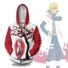 NARUTO Minato Namikaze Japanese Style Zip Up Hoodie V2
