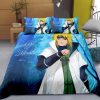 NARUTO Minato Namikaze Blue Background Bedding Set