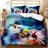 NARUTO Sasuke Naruto And Sakura Fight Stance Bedding Set