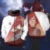 NARUTO Gaara Zip Up Hoodie V3