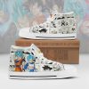 DRAGON BALL Goku and Vegeta Manga Style High Top Shoes