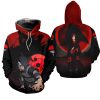 NARUTO Itachi Uchiha Sharingan Eyes Pullover Hoodie