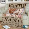 ONE PIECE Nami Wanted Fleece Blanket