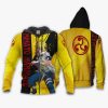 NARUTO Minato Namikaze Yellow Zip Up Hoodie