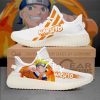 Naruto Uzumaki Orange Yeezy Boost Sneakers