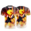 Naruto Uzumaki Chakra Orange Aura T-Shirt