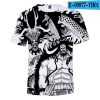 ONE PIECE Kaido Black White T-Shirt