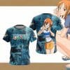 ONE PIECE Nami Manga Style T-Shirt