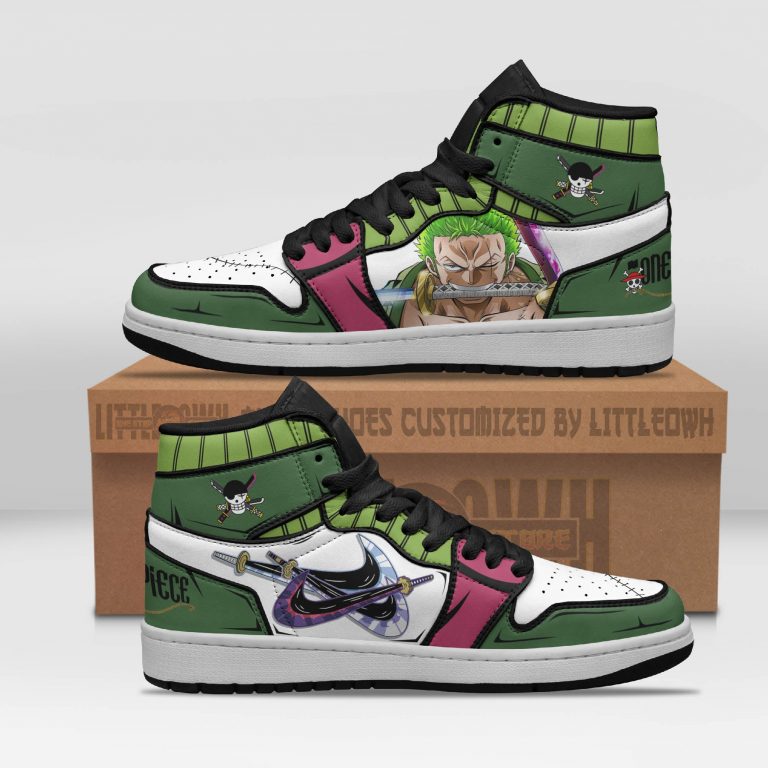 ONE PIECE Roronoa Zoro Air Jordan 1 High Sneakers V1