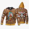 ONE PIECE Tony Tony Chopper Ugly Christmas Zip Up Hoodie