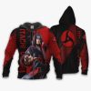 NARUTO Itachi Uchiha Sharingan Zip Up Hoodie