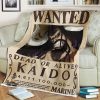 ONE PIECE Kaido Wanted Fleece Blanket