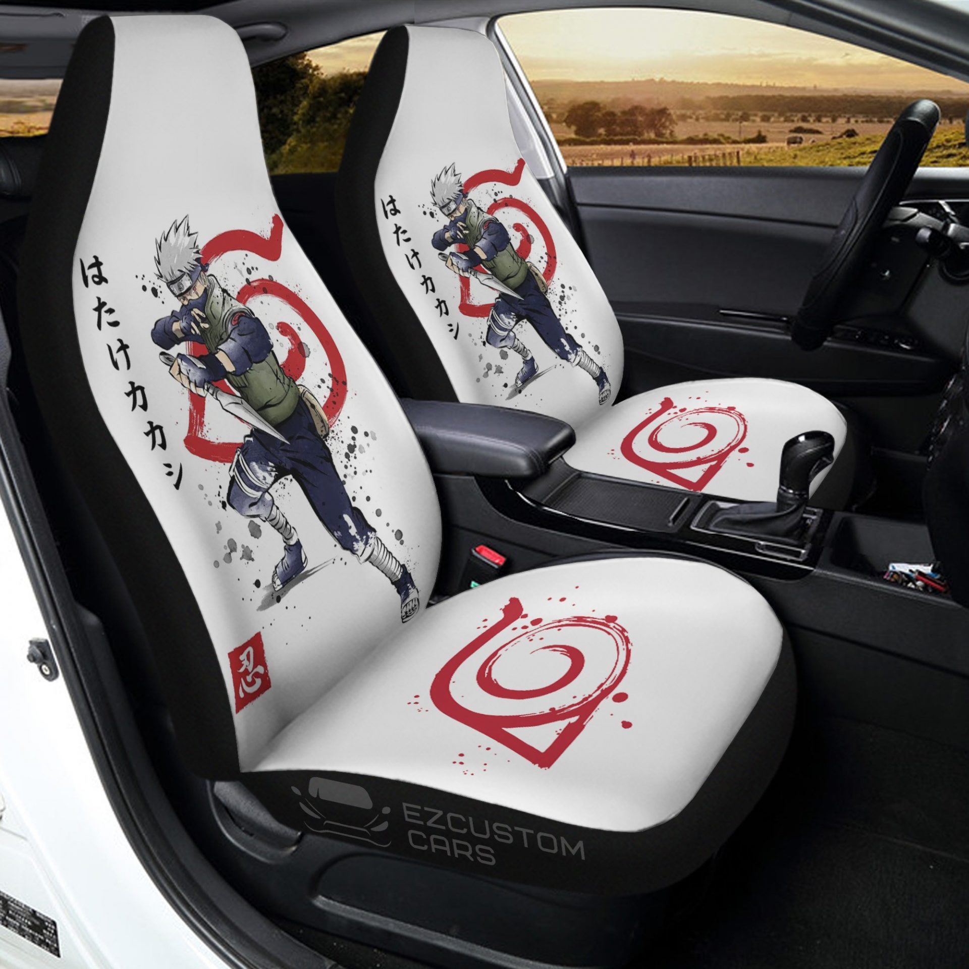NARUTO Kakashi Hatake Car Seat Covers V3