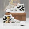 NARUTO Minato Namikaze Mixed Manga Style High Top Shoes