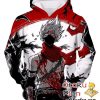 NARUTO Kakashi Hatake Blood Pullover Hoodie