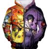 NARUTO Brothers Naruto And Sasuke Zip Up Hoodie