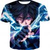 NARUTO Sasuke Uchiha Sharingan and Rinnegan T-Shirt