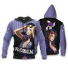 ONE PIECE Nico Robin Purple Pullover Hoodie
