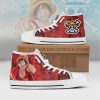 ONE PIECE Monkey D Luffy High Top Shoes V1