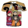 NARUTO With Killer Bee And Sand Gaara T-Shirt