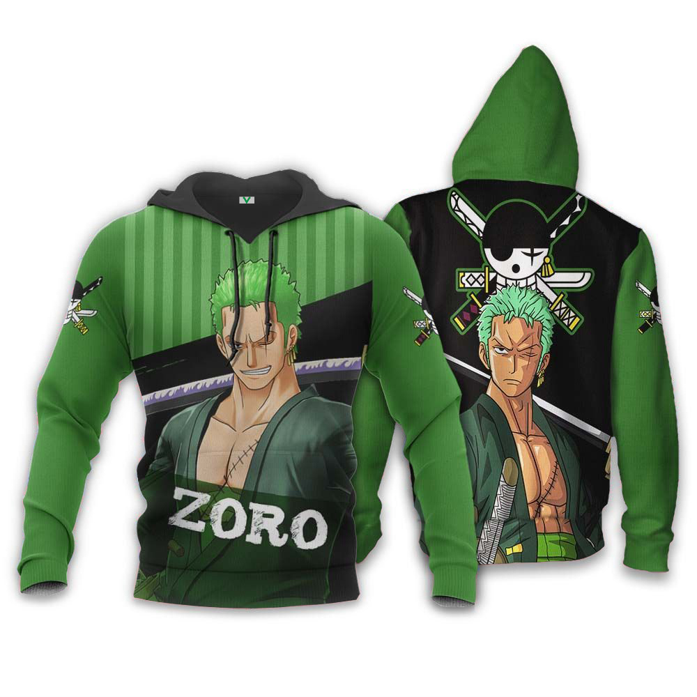 ONE PIECE Roronoa Zoro Pullover Hoodie V2 ONE PIECE Roronoa Zoro Pullover Hoodie V2