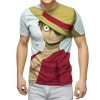 ONE PIECE Monkey D Luffy All Over Print T-Shirt V4