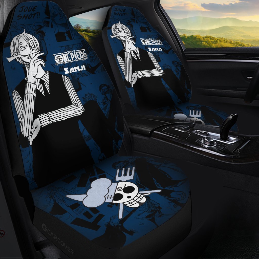 ONE PIECE Vinsmoke Sanji Manga Style Car Seat Covers ONE PIECE Vinsmoke Sanji Manga Style Car Seat Covers
