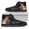 Queen Rock Band – Freddie Mercury Colorful High Top Shoes