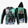 DEMON SLAYER Tanjiro Kamado Water Breathing Zip Up Hoodie