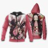 DEMON SLAYER Nezuko Kamado Zip Up Hoodie V1