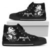 Metallica Jack Skellington High Top Shoes