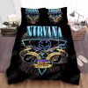 Nirvana Logo With Drums and Guitars Bedding Set