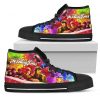The Rolling Stones Colorful High Top Shoes