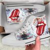 The Rolling Stones High Top Shoes V4