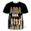 ABBA SOS Black T-Shirt