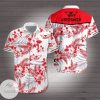 Aerosmith Red White Hawaiian Shirt