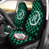 DEMON SLAYER Tanjiro Kamado Green Black Car Seat Covers