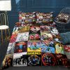 Queen Rock Band Albums Cover Poster Bedding Set