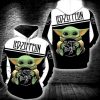 Led Zeppelin Baby Yoda Pullover Hoodie