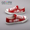 Linkin Park Red Low Top Shoes