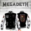 Megadeth Black Baseball Jacket V1