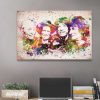 The Rolling Stones Fan Art Landscape Canvas
