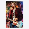 Nirvana Kurt Cobain Lake Of Fire Portrait Canvas