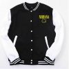 Nirvana Smiley Logo Baseball Jacket